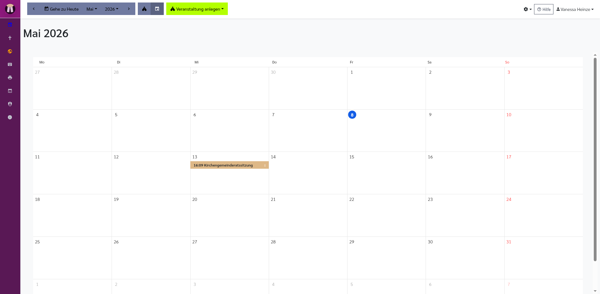 Veranstaltungskalender